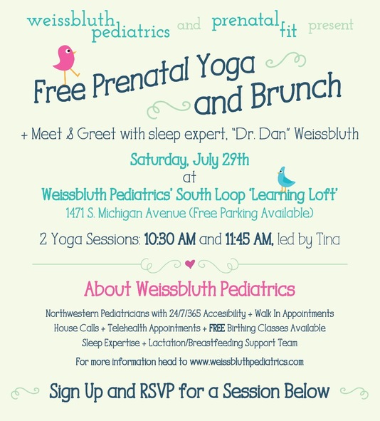 Free Prenatal Yoga and Brunch