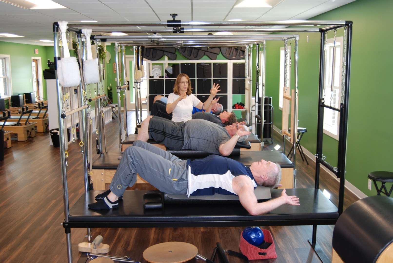 Deep Stretch Pilates is a Popular Class for Men at Holly&#39;s Pilates Village.